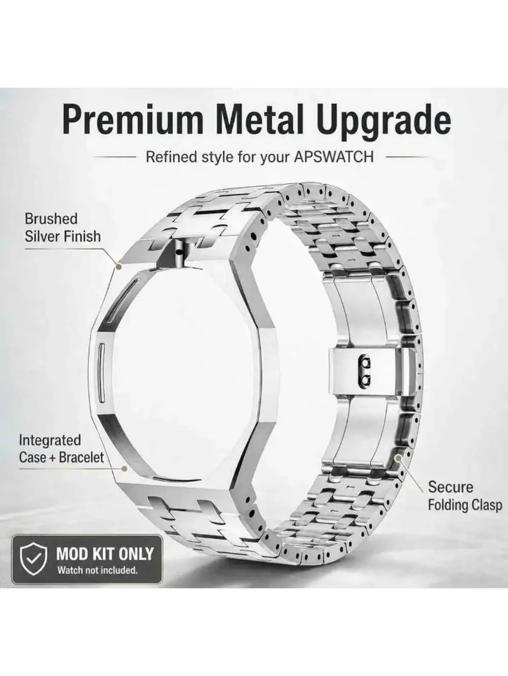 Casio polished stainless